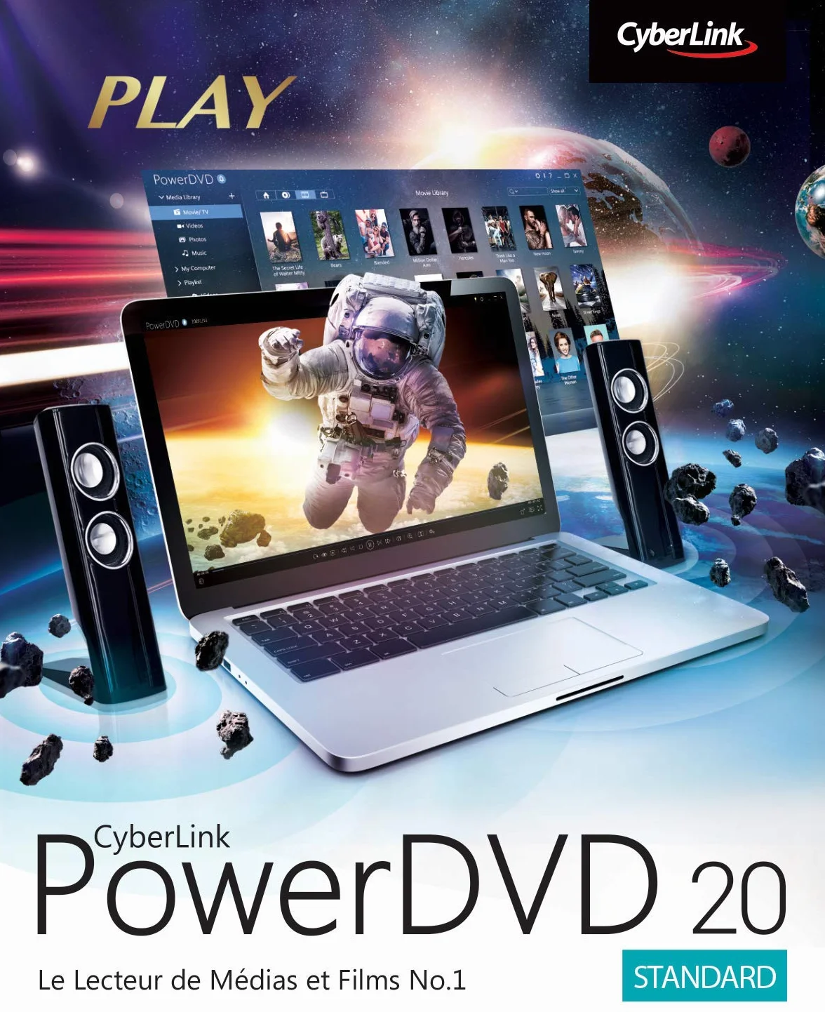 CyberLink PowerDVD 20 Standard | Code d'activation PC