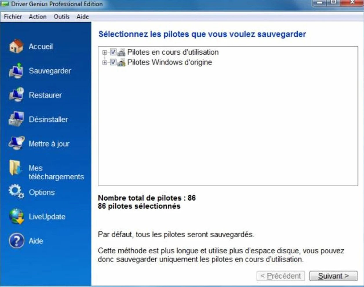 Driver Genius 11 professionnel